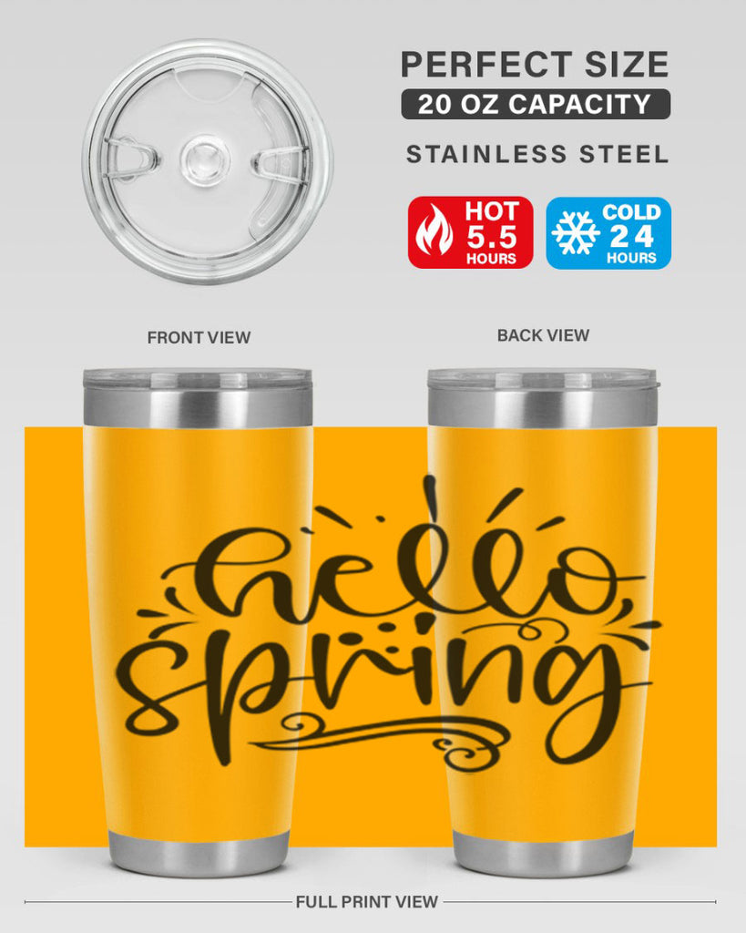 Hello spring 3#- spring- Tumbler