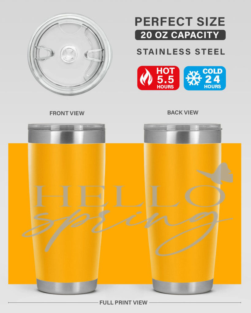 Hello spring butterfly195#- spring- Tumbler