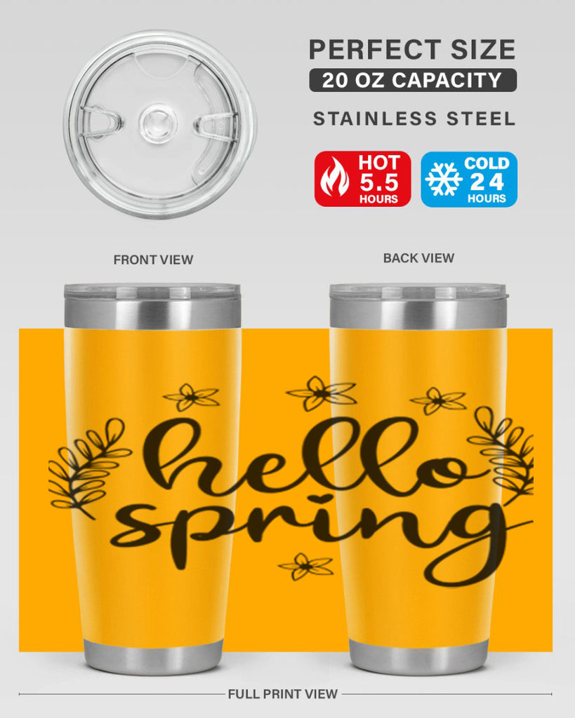 Hello spring design  221#- spring- Tumbler