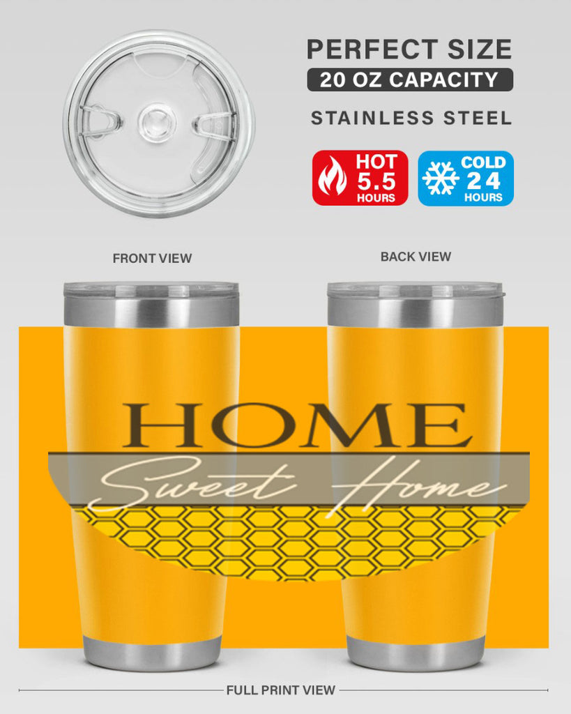 Home Sweet Home Hive lines246#- spring- Tumbler