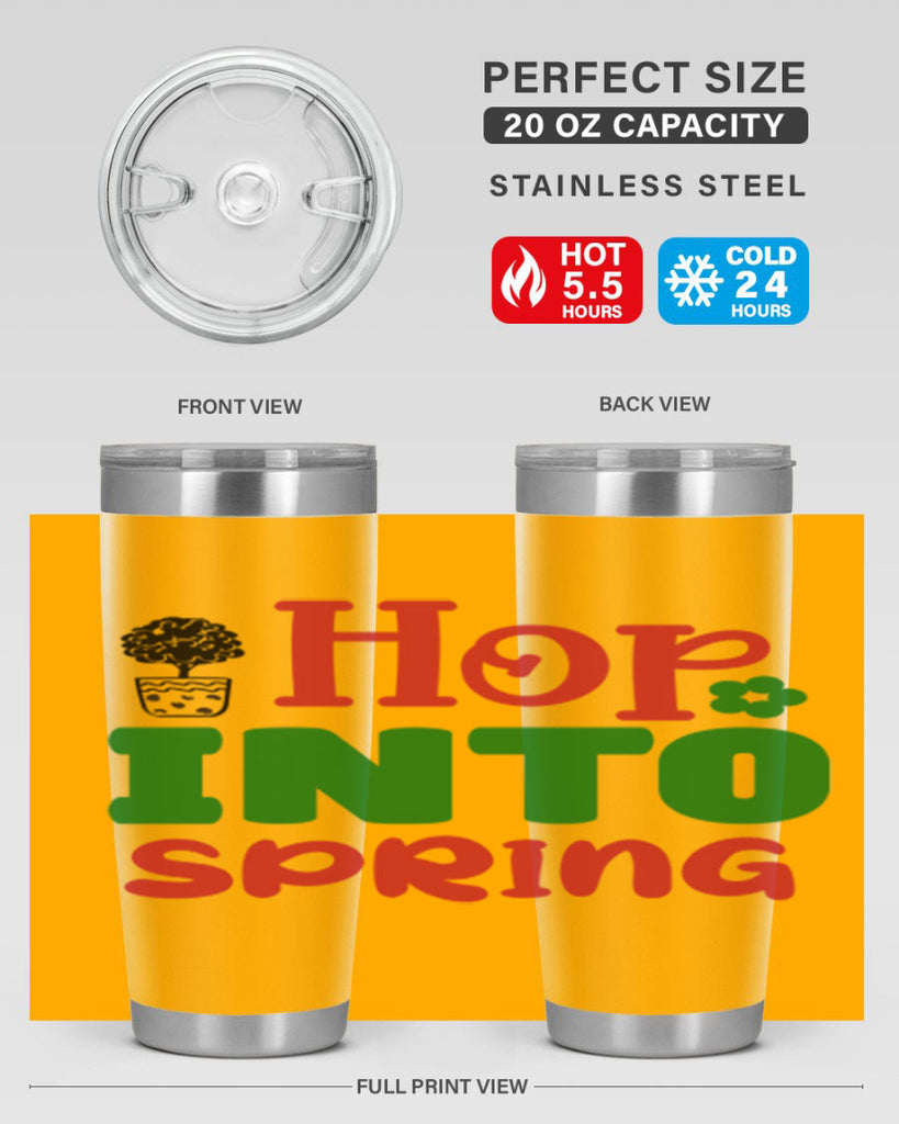 Hop into Spring 251#- spring- Tumbler