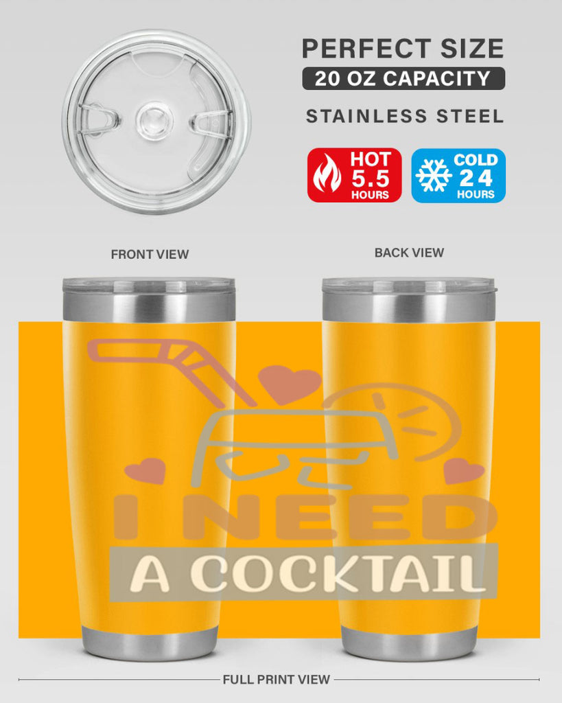 I Need A Cocktail 107#- fashion- Cotton Tank