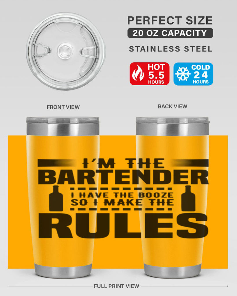 I am the Bartender Style 2#- bartender- tumbler