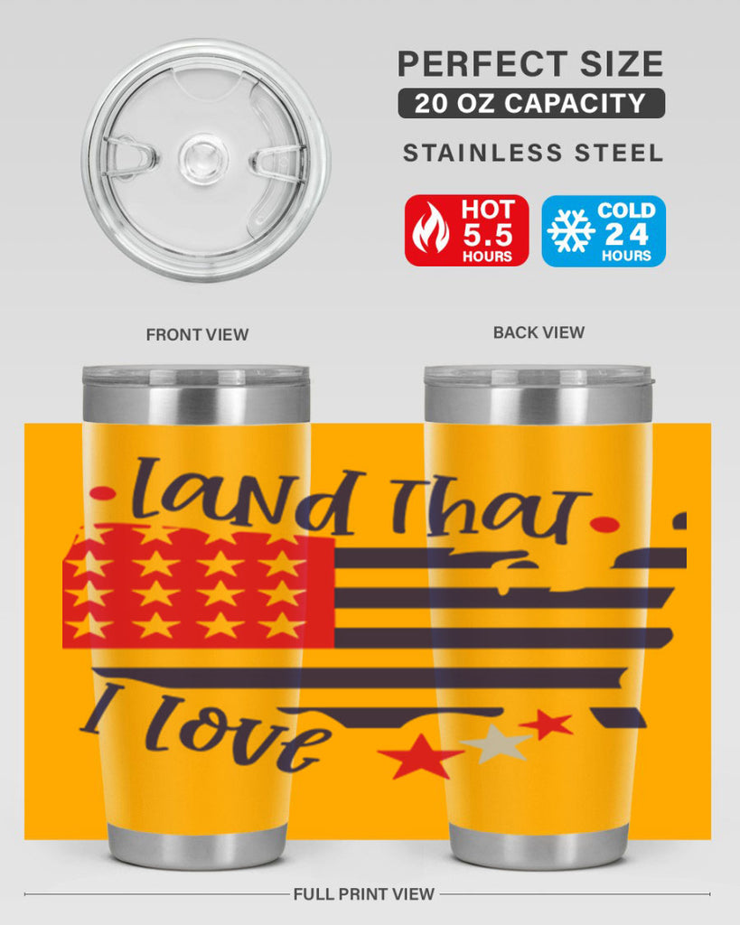 Land That I Love Style 158#- Fourt Of July- Tumbler