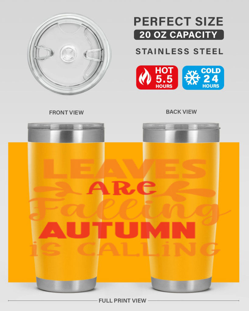 LeavesAreFallingAutumnis 394#- fall- Tumbler