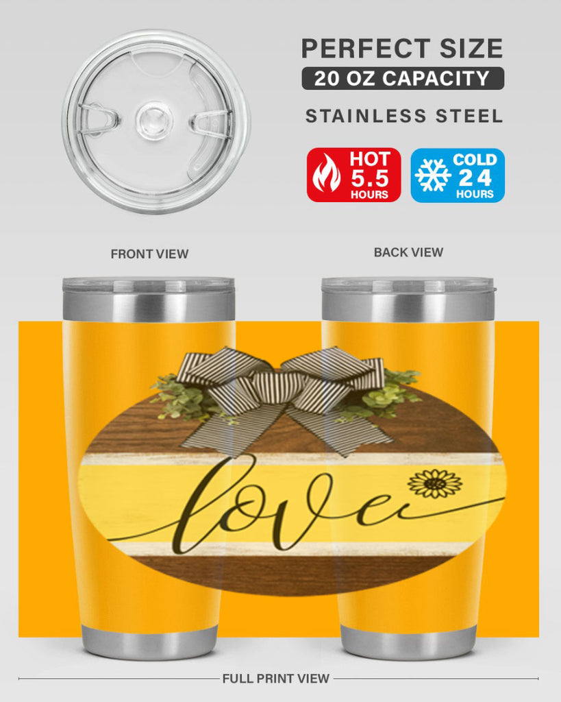 Love and daisy Mockup326#- spring- Tumbler