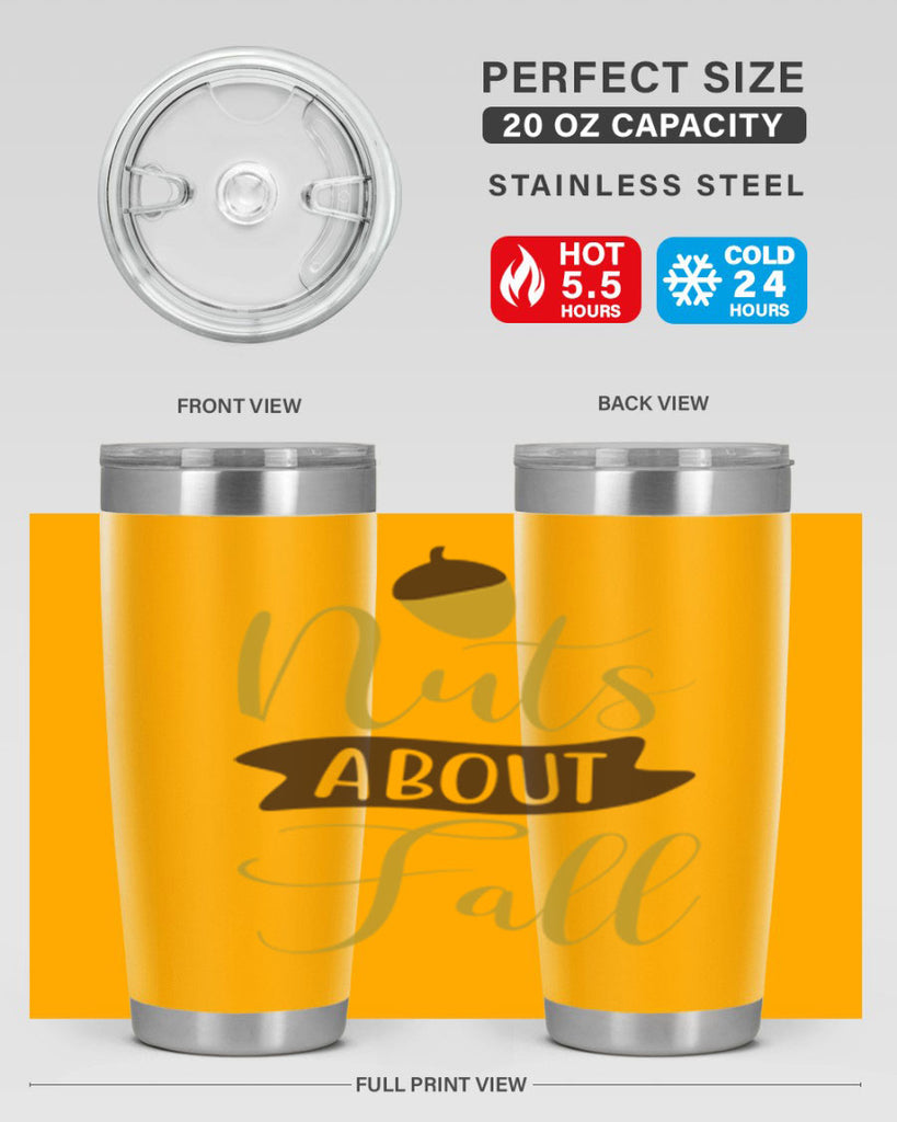 Nuts About Fall 442#- fall- Tumbler
