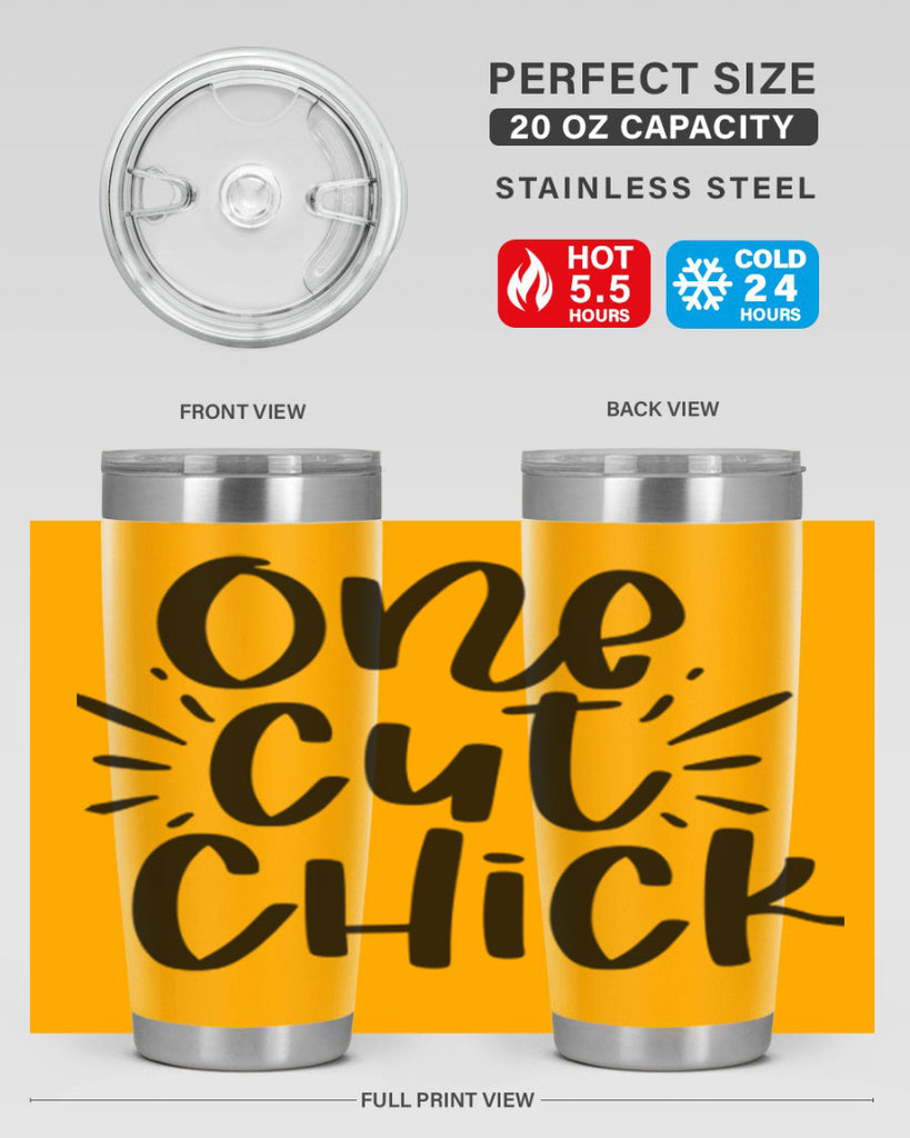 One cut chick  388#- spring- Tumbler