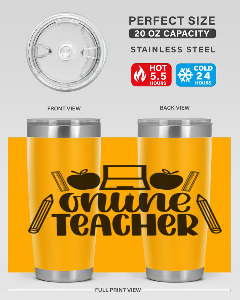 Online Teacher Style 61#- teacher- tumbler