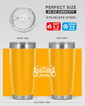 Owl Lover Wise Old Owl A TurtleRabbit 13#- owl- Tumblers