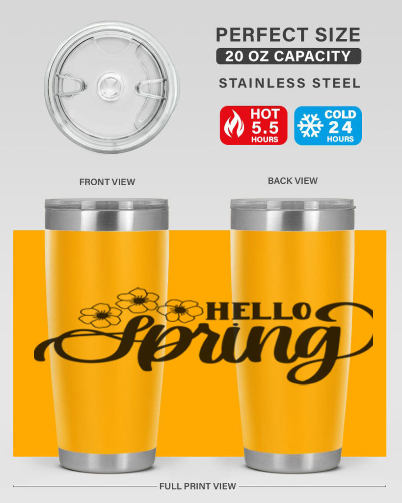 PNG_Hello Spring393#- spring- Tumbler