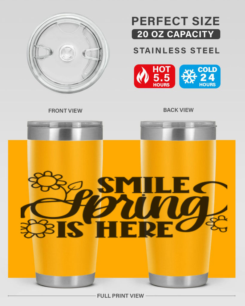 PNG_Smile Spring Is Here395#- spring- Tumbler