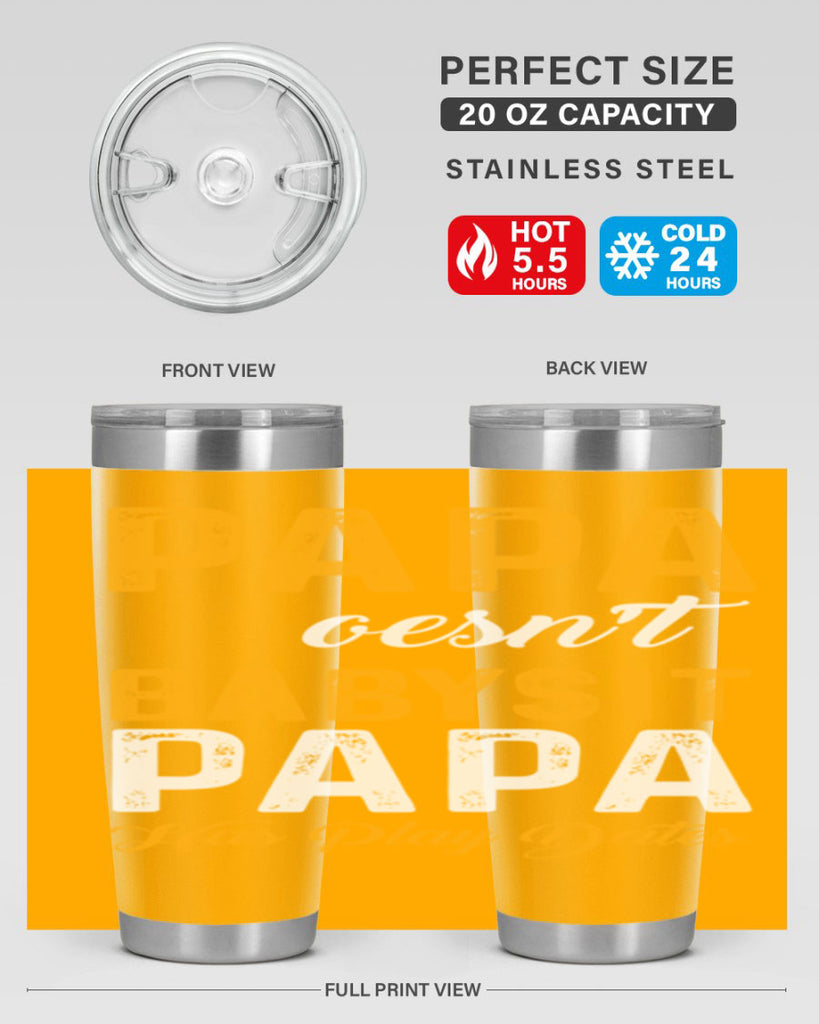 Papa 124#- grandpa - papa- Tumbler