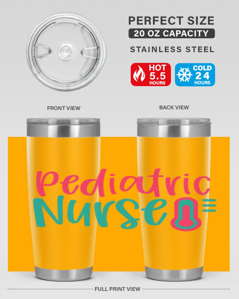 Pediatric Nurse Style 357#- nurse- tumbler