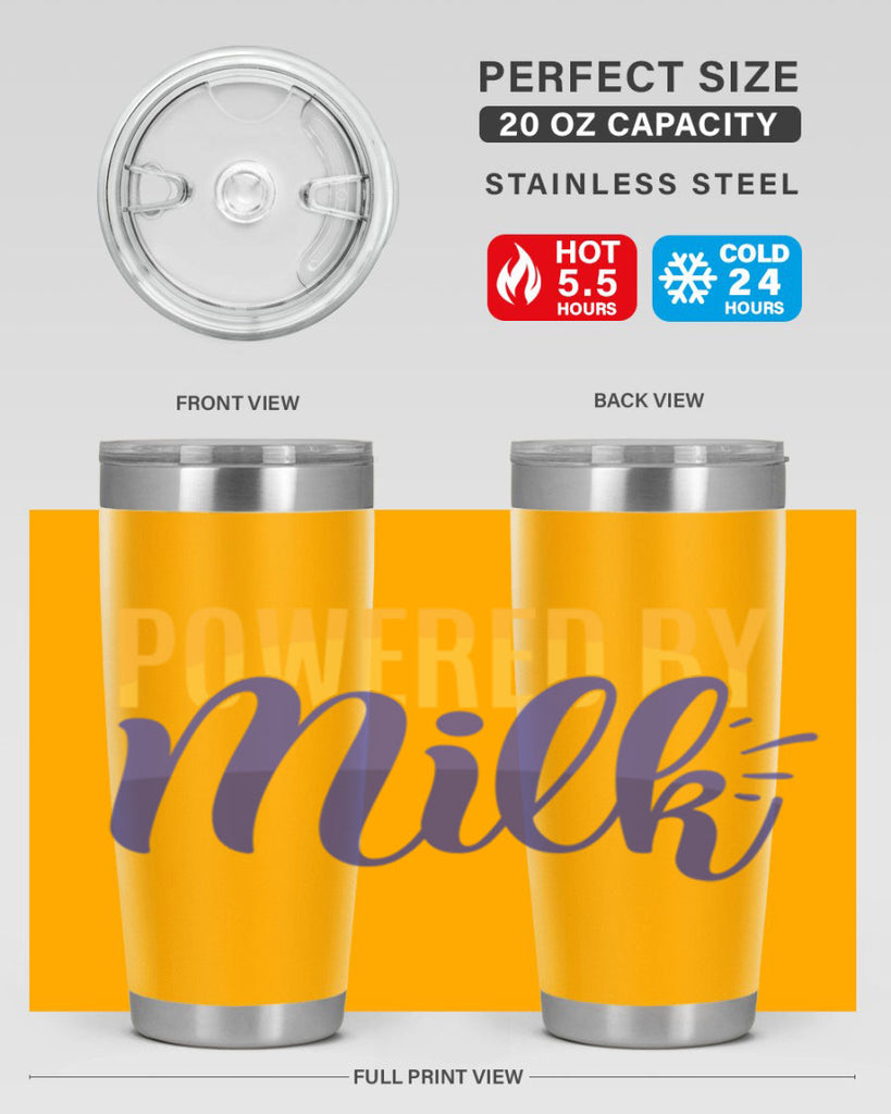 Powered By Milk Style 204#- baby- tumbler