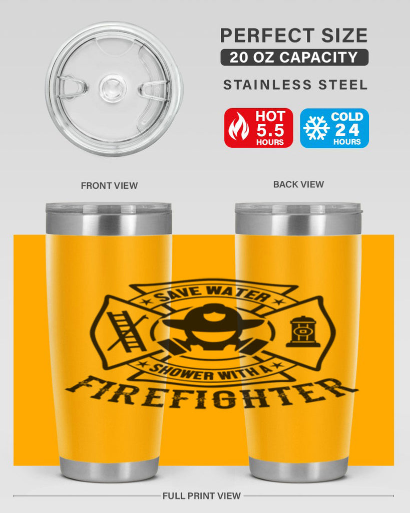 Save water Style 34#- fire fighter- tumbler