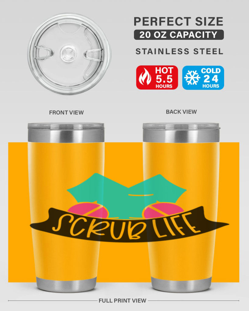 Scrub Life Style Style 45#- nurse- tumbler