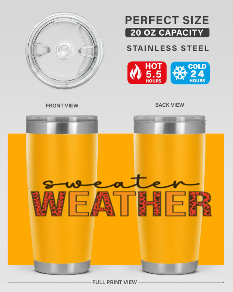 Sweater Weather 587#- fall- Tumbler