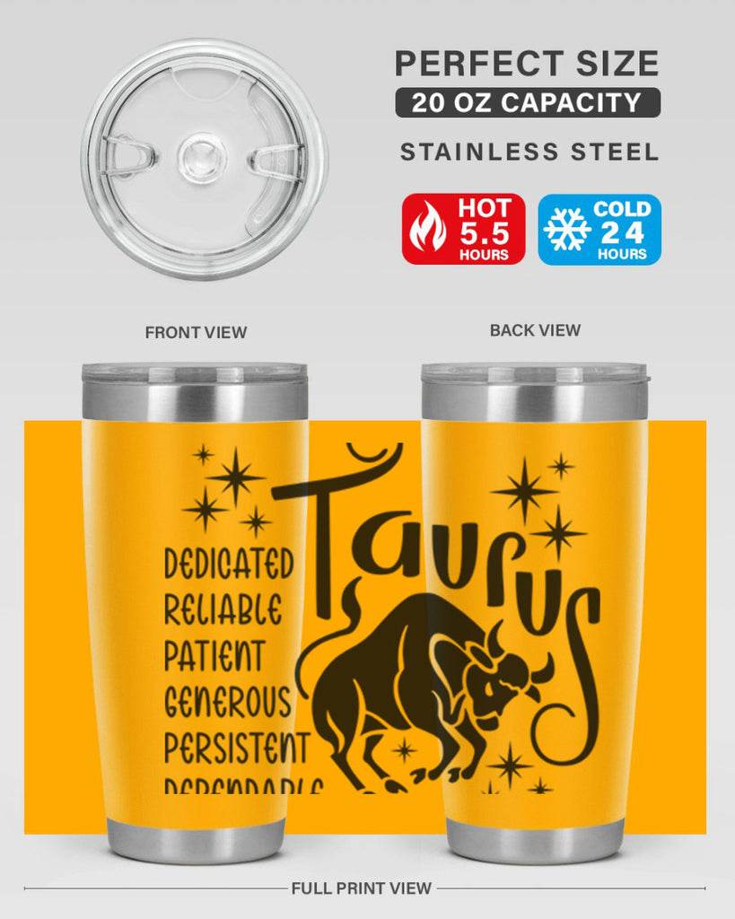 Taurus 486#- zodiac- Tumbler