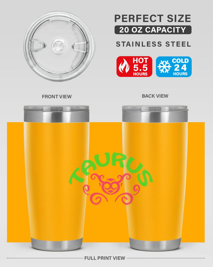 Taurus 493#- zodiac- Tumbler