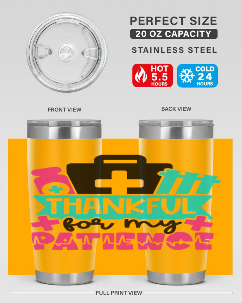 Thankful For My Patience Style Style 22#- nurse- tumbler