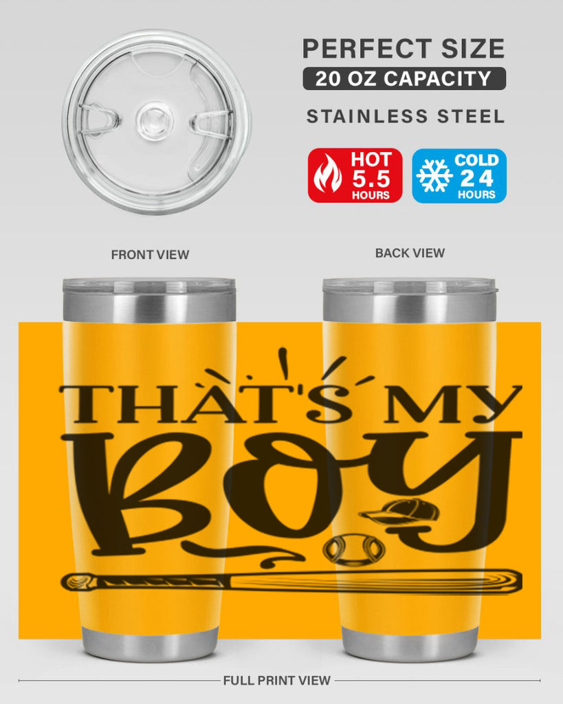 Thats My Boy 2028#- baseball- Tumbler