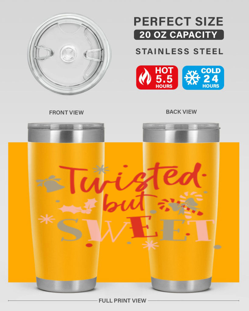 Twisted but sweet 424#- winter- Tumbler