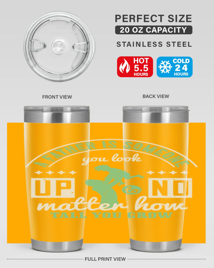 a father is someone 125#- fathers day- Tumbler