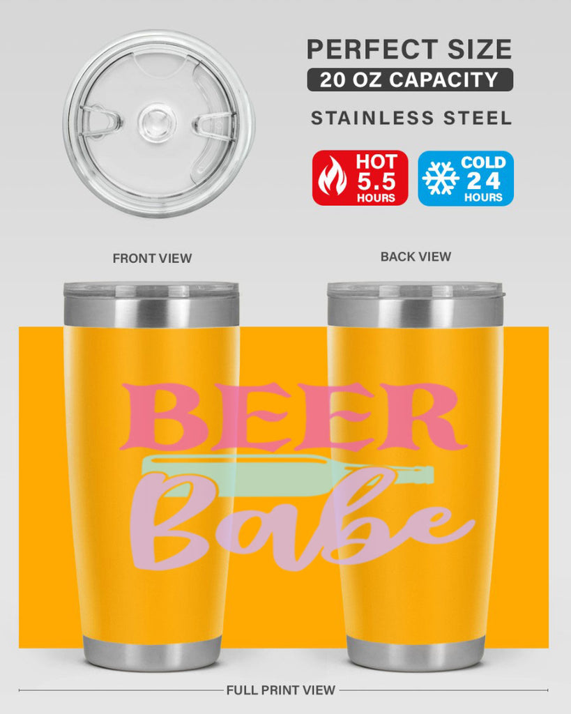 beer babe 135#- beer- Tumbler