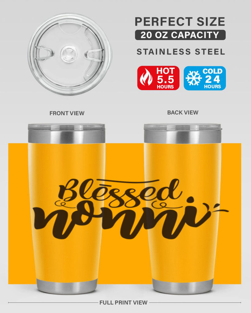 blessed nonni 57#- grandma - nana- Tumbler