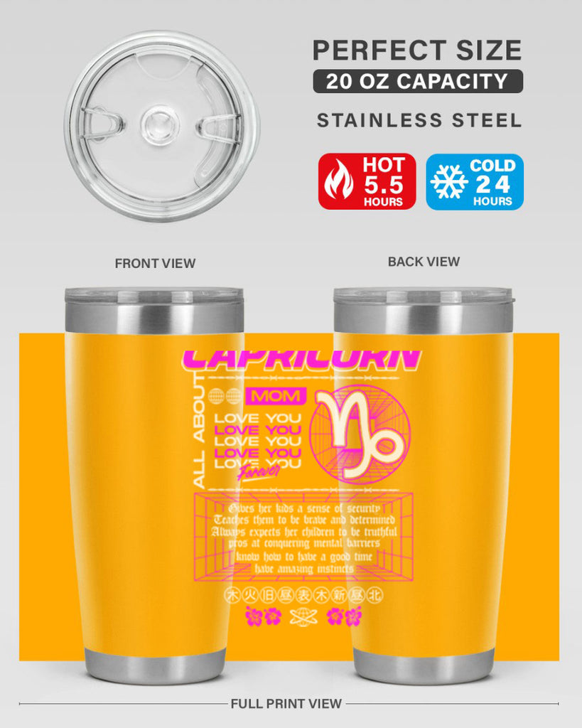 capricorn 208#- zodiac- Tumbler