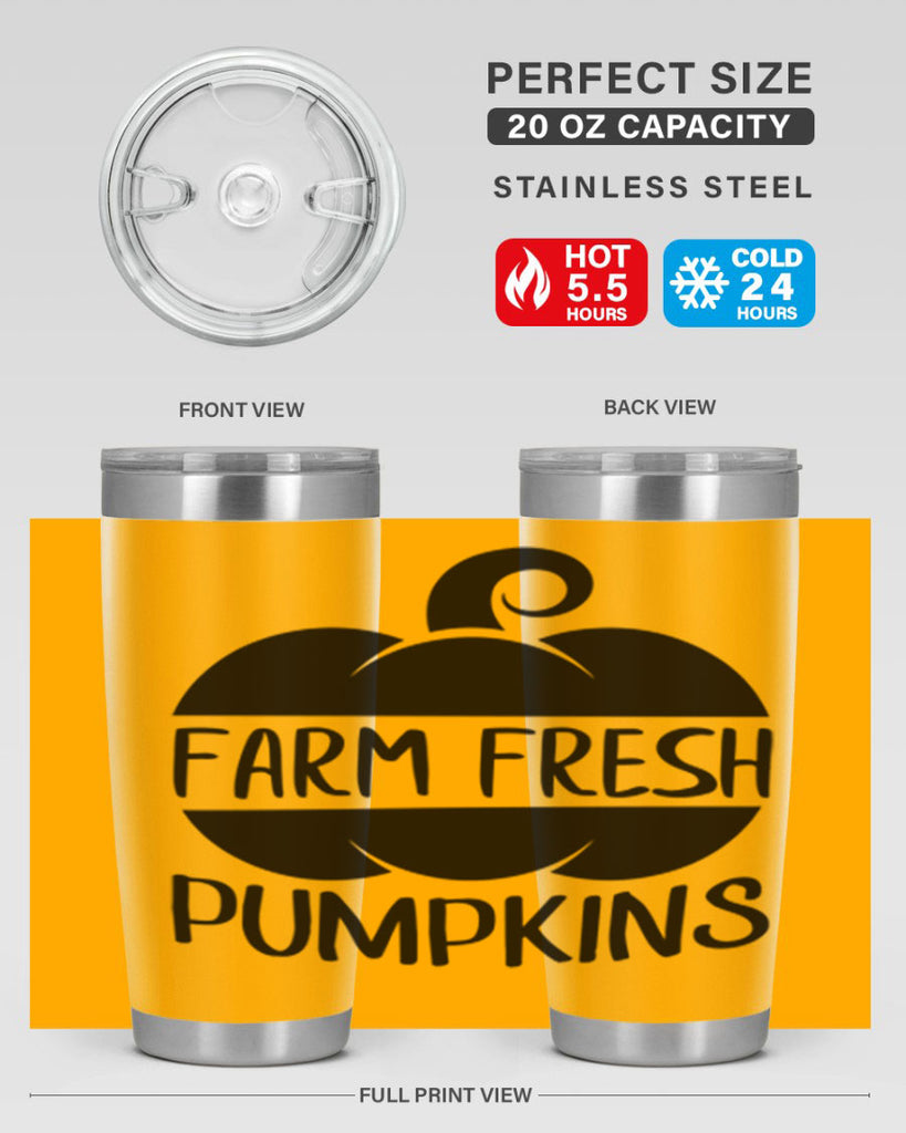 farm fresh pumpkins 174#- fall- Tumbler
