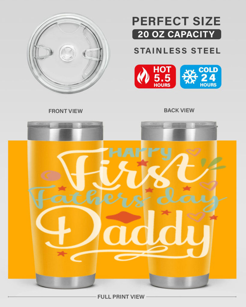happy first fathers day daddy 89#- fathers day- Tumbler