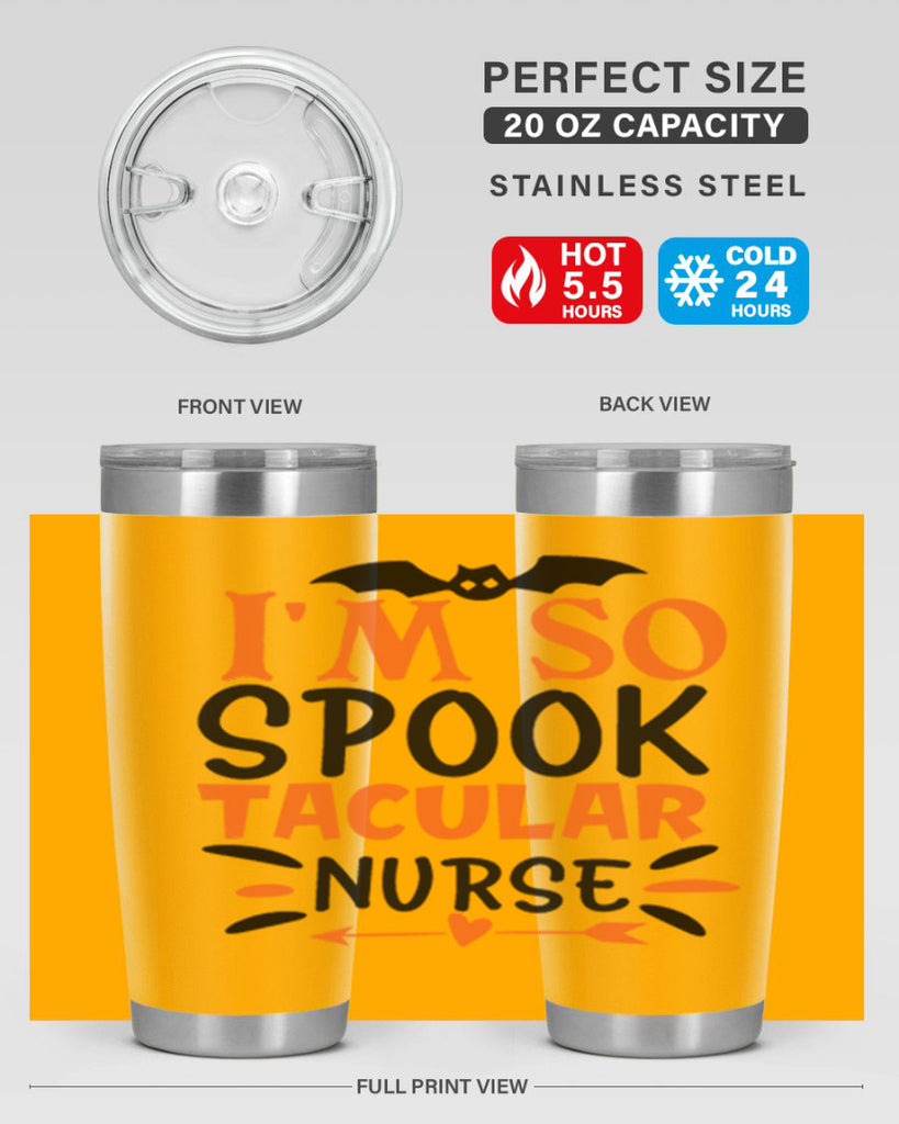 im so spooktacular nurse 111#- halloween- Tumbler