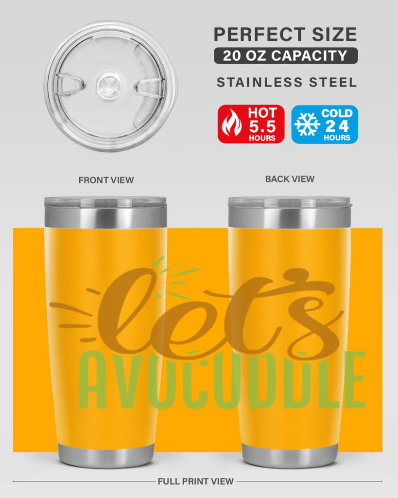 lets avocuddle 5#- avocado- Tumbler