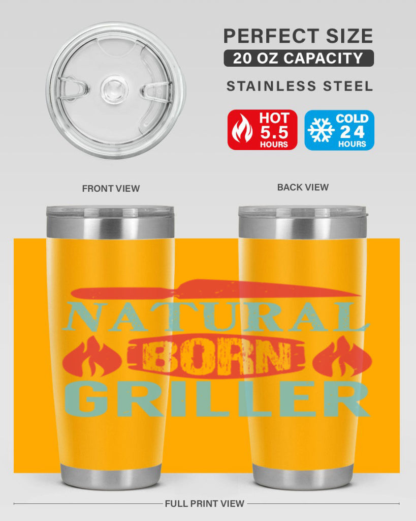 natural born griller 19#- bbq- Tumbler