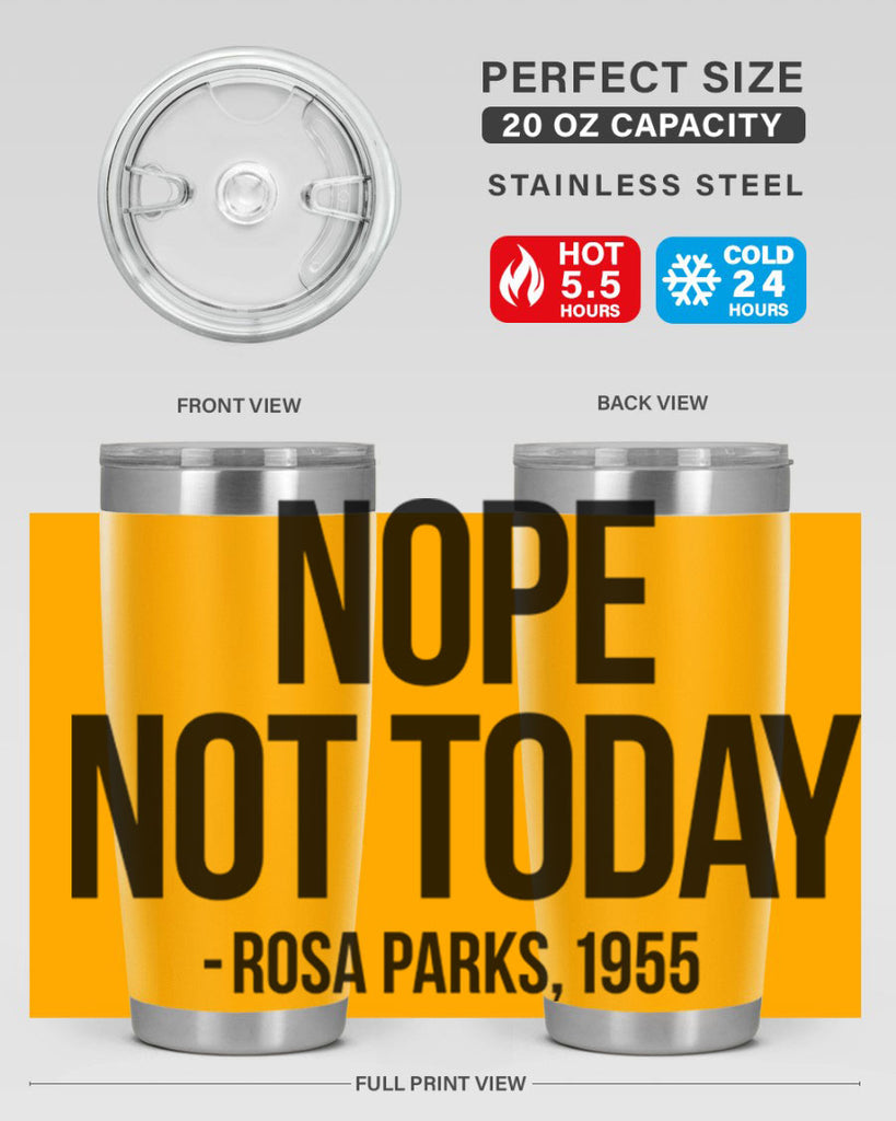 nope not today rosa parks 60#- black words phrases- Cotton Tank