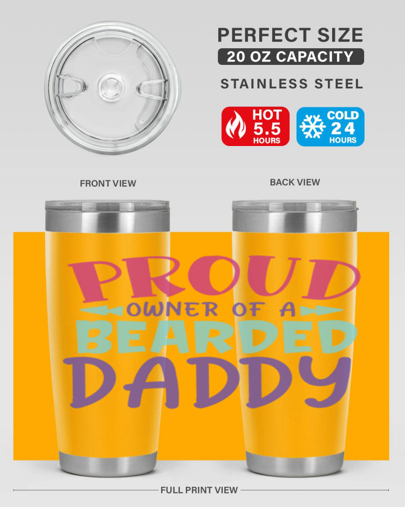 proud owner of a bearded daddy Style 202#- baby- tumbler