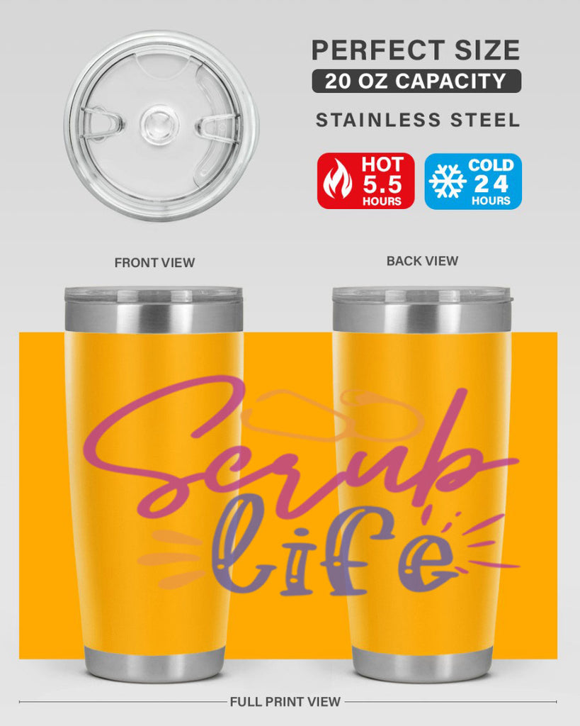 scrub life Style Style 43#- nurse- tumbler