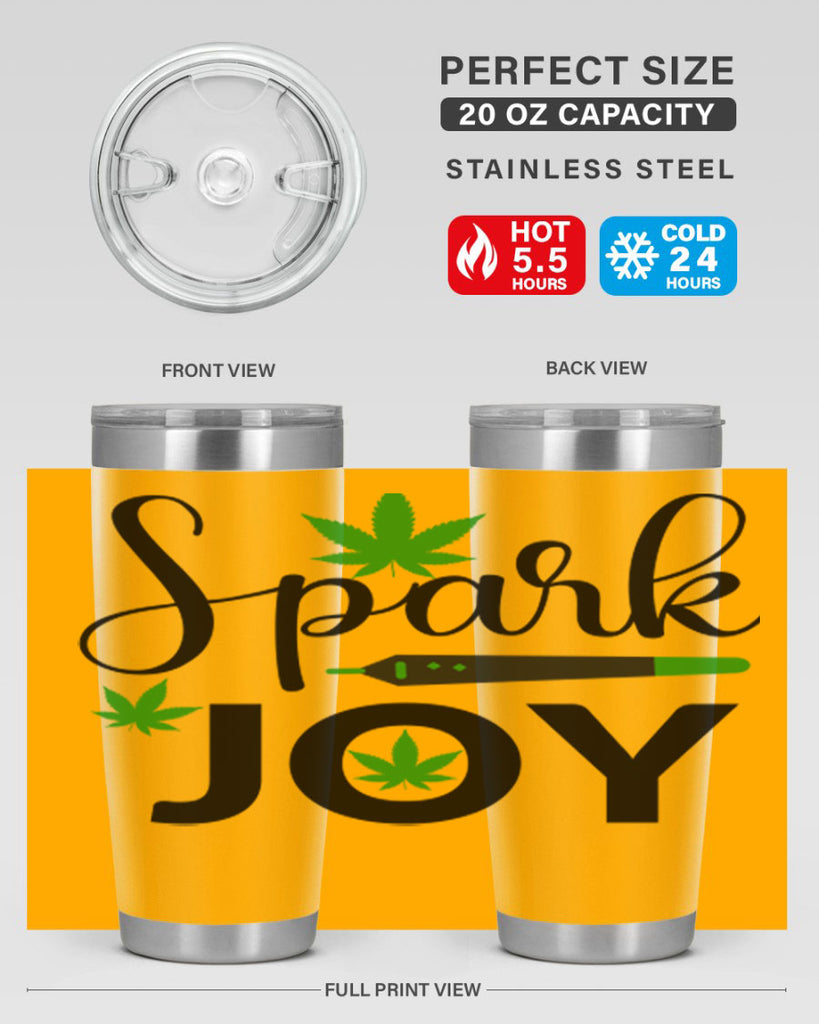 spark joy 250#- marijuana- Tumbler