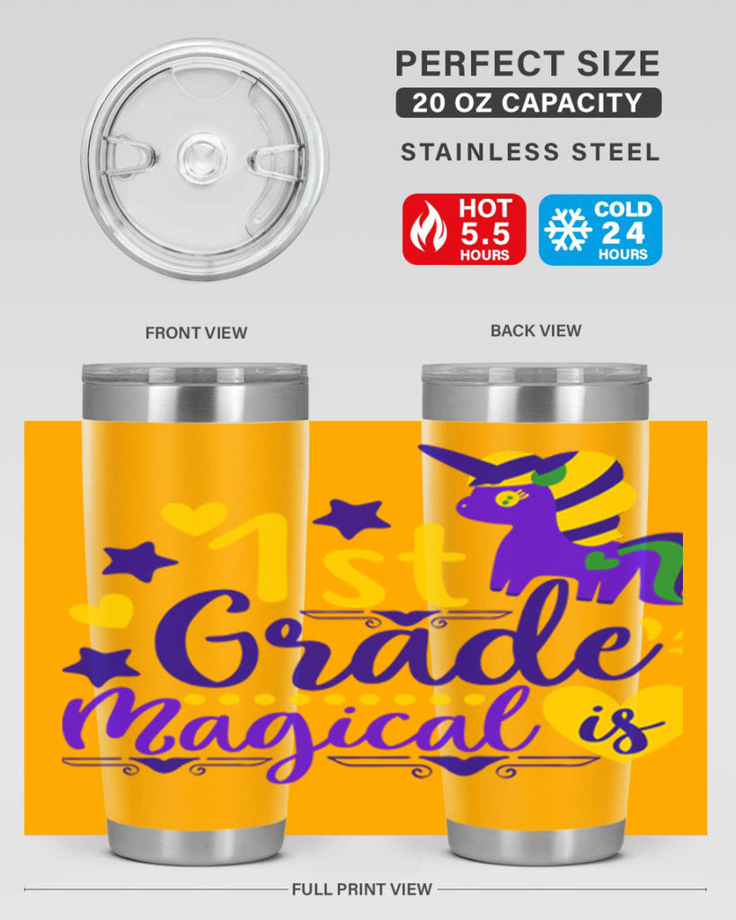st grade magical 63#- mardi gras- Tumbler