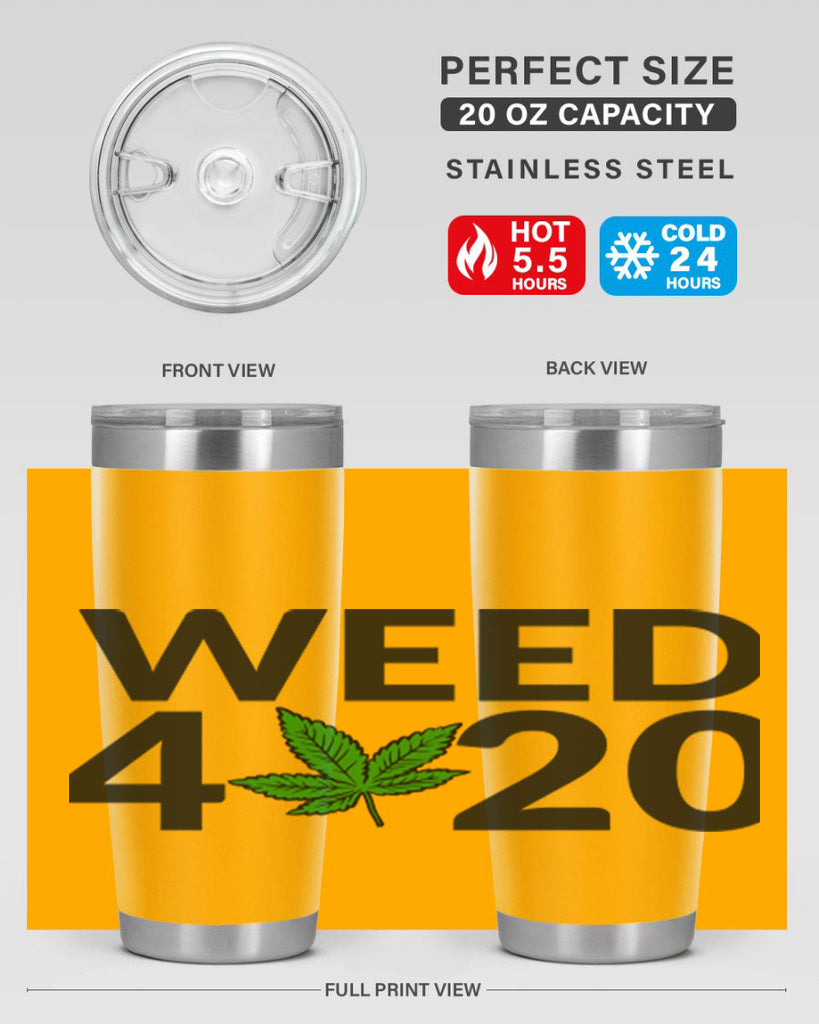 weed 420 282#- marijuana- Tumbler