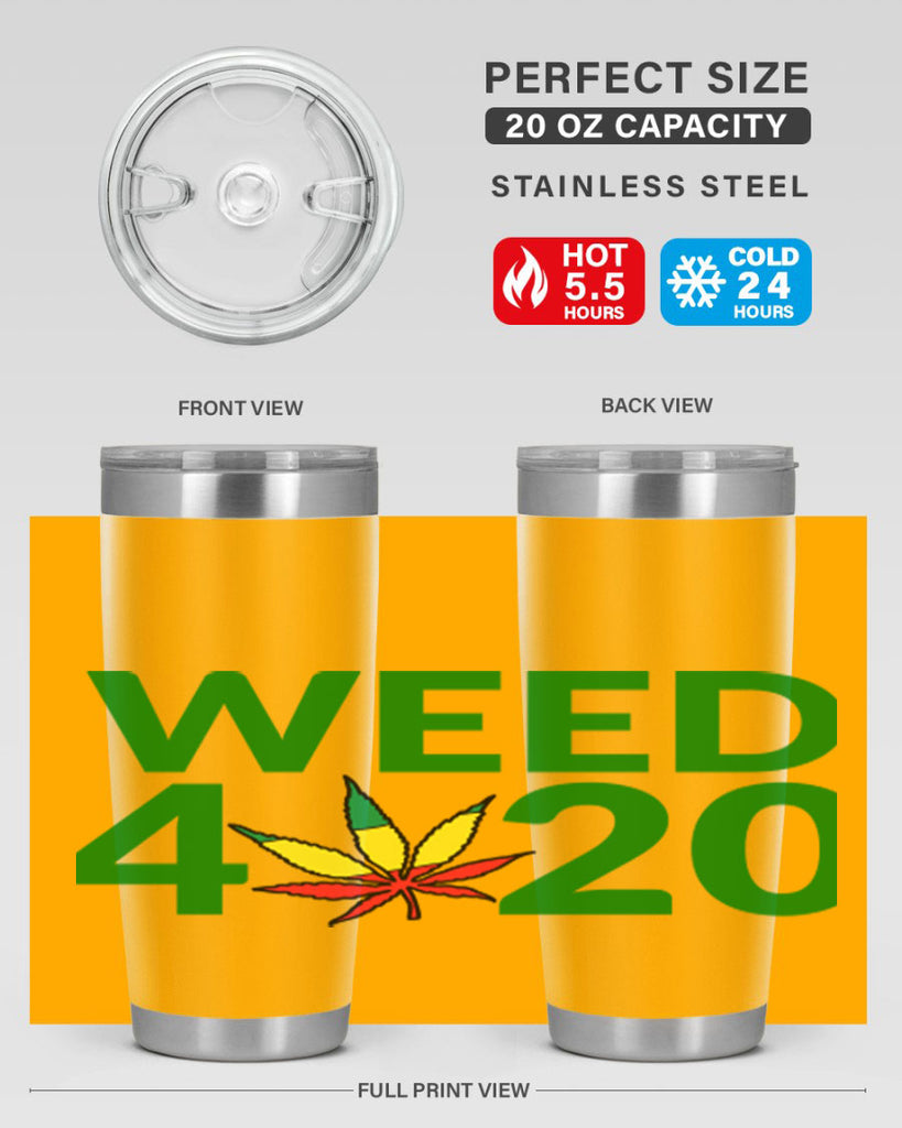 weed 420 cannabis 281#- marijuana- Tumbler