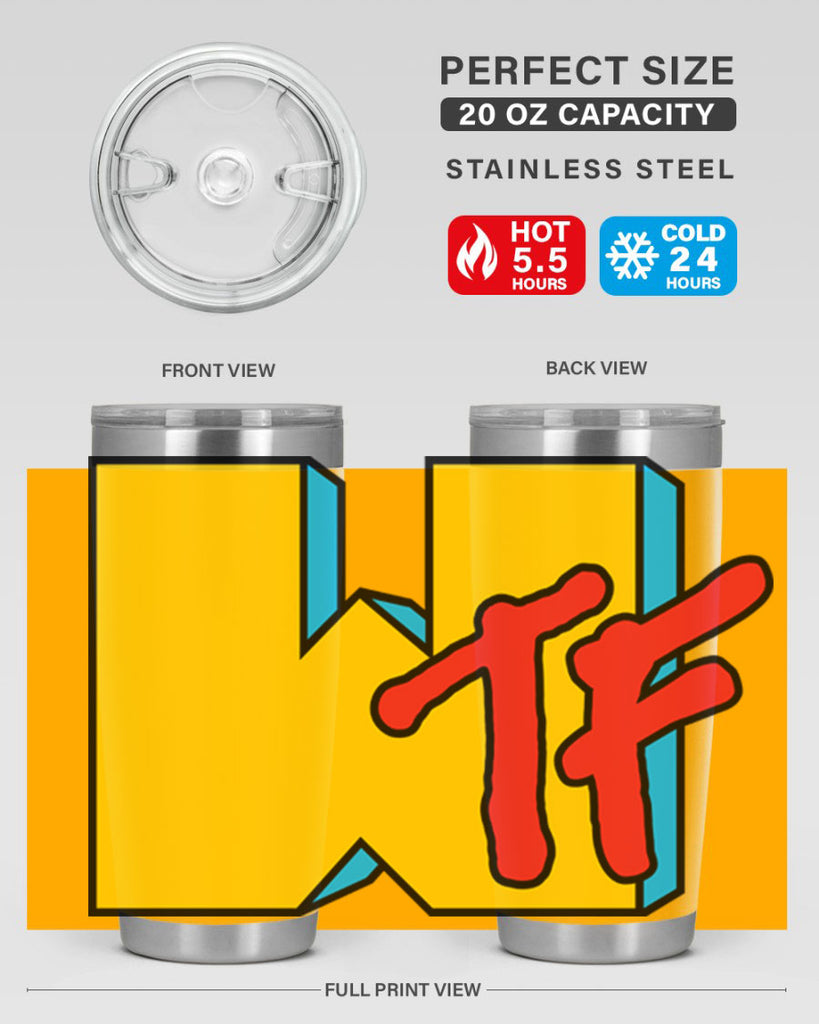 wtf 8#- black words phrases- Cotton Tank