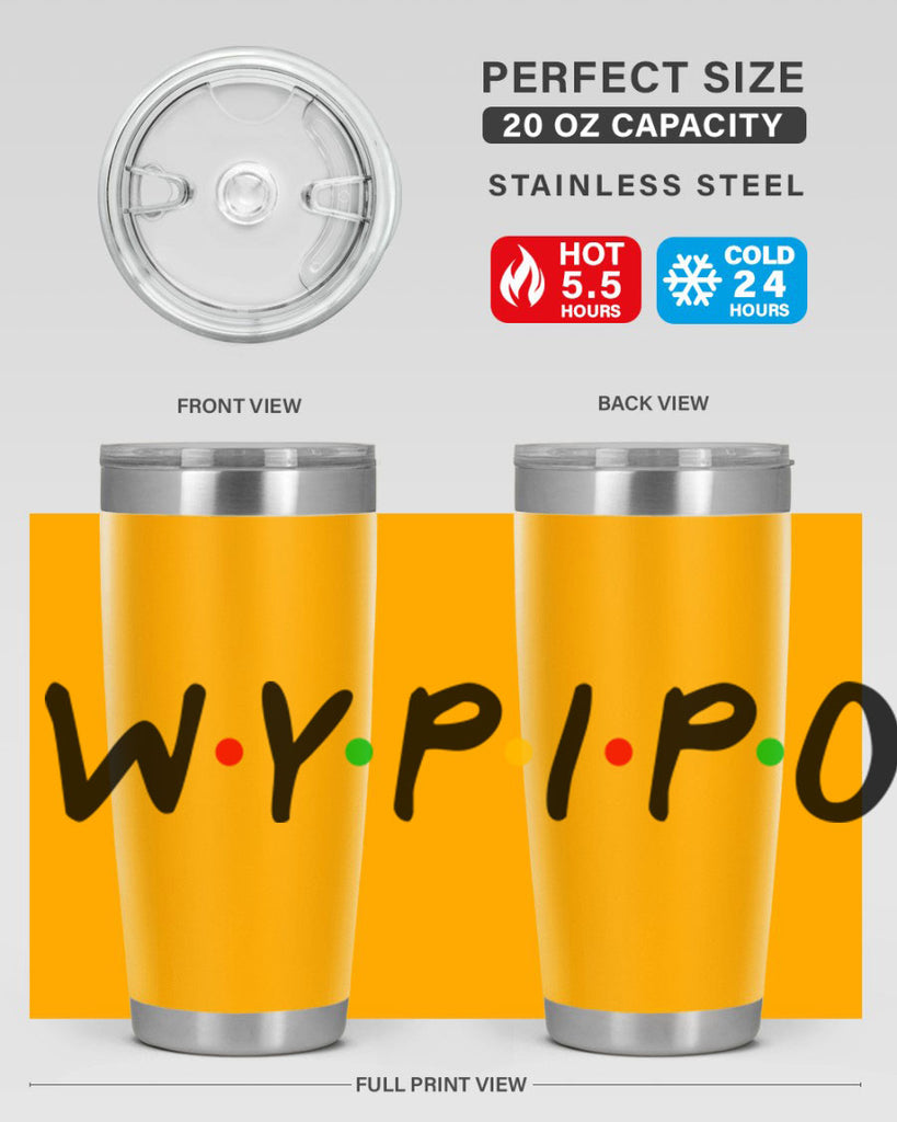 wypipo 7#- black words phrases- Cotton Tank