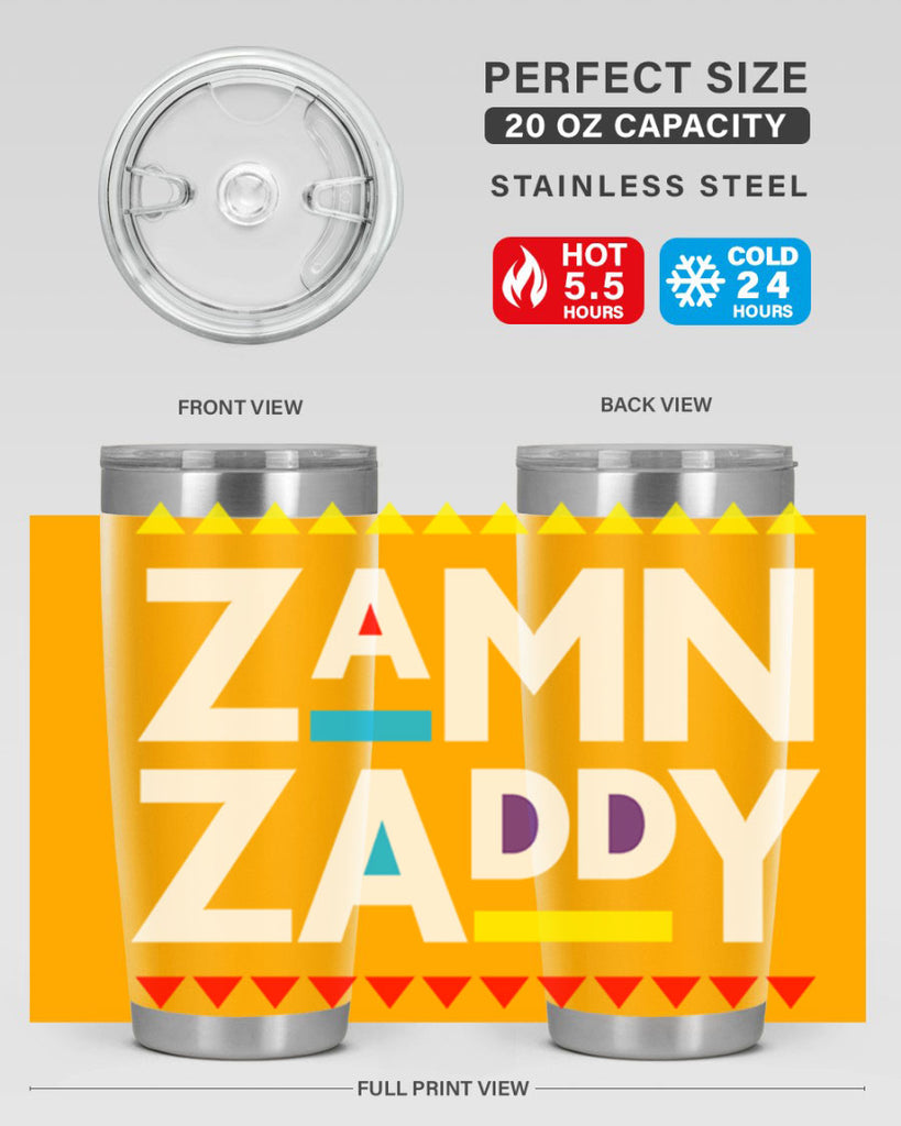 zamn zaddy 1#- black words phrases- Cotton Tank