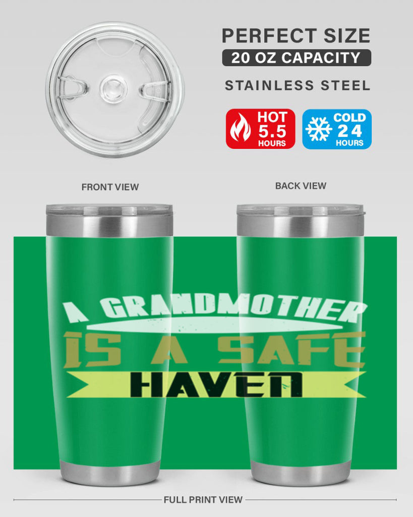 A Grandmother is a safe 41#- grandma - nana- Tumbler