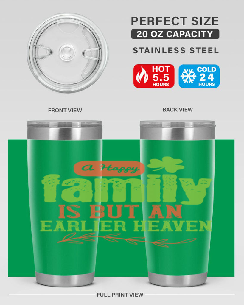 A happy family is but an earlier heaven Style 54#- baby- Tumbler