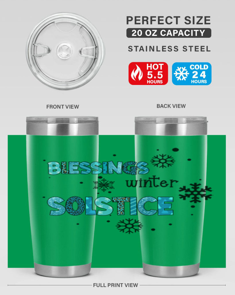 Blessings winter solstice 25#- winter- Tumbler
