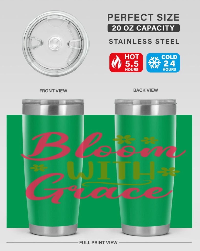 Bloom With Grace 80#- spring- Tumbler